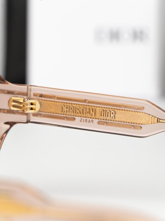 Dior Women Sunglasses Pink Nude Gradient Shield DIORSIGNATURE M1U 40F1 BRAND NEW